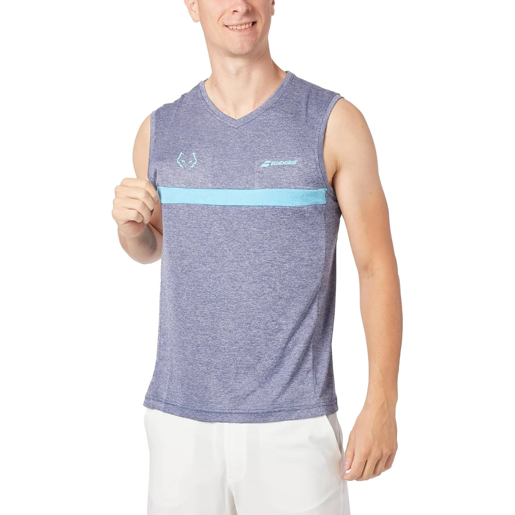 Babolat Muscle Tankt Juan Lebron gris azul 2026