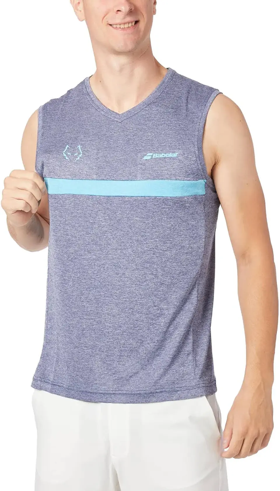 Babolat Muscle Tankt Juan Lebron gris azul 2026 3