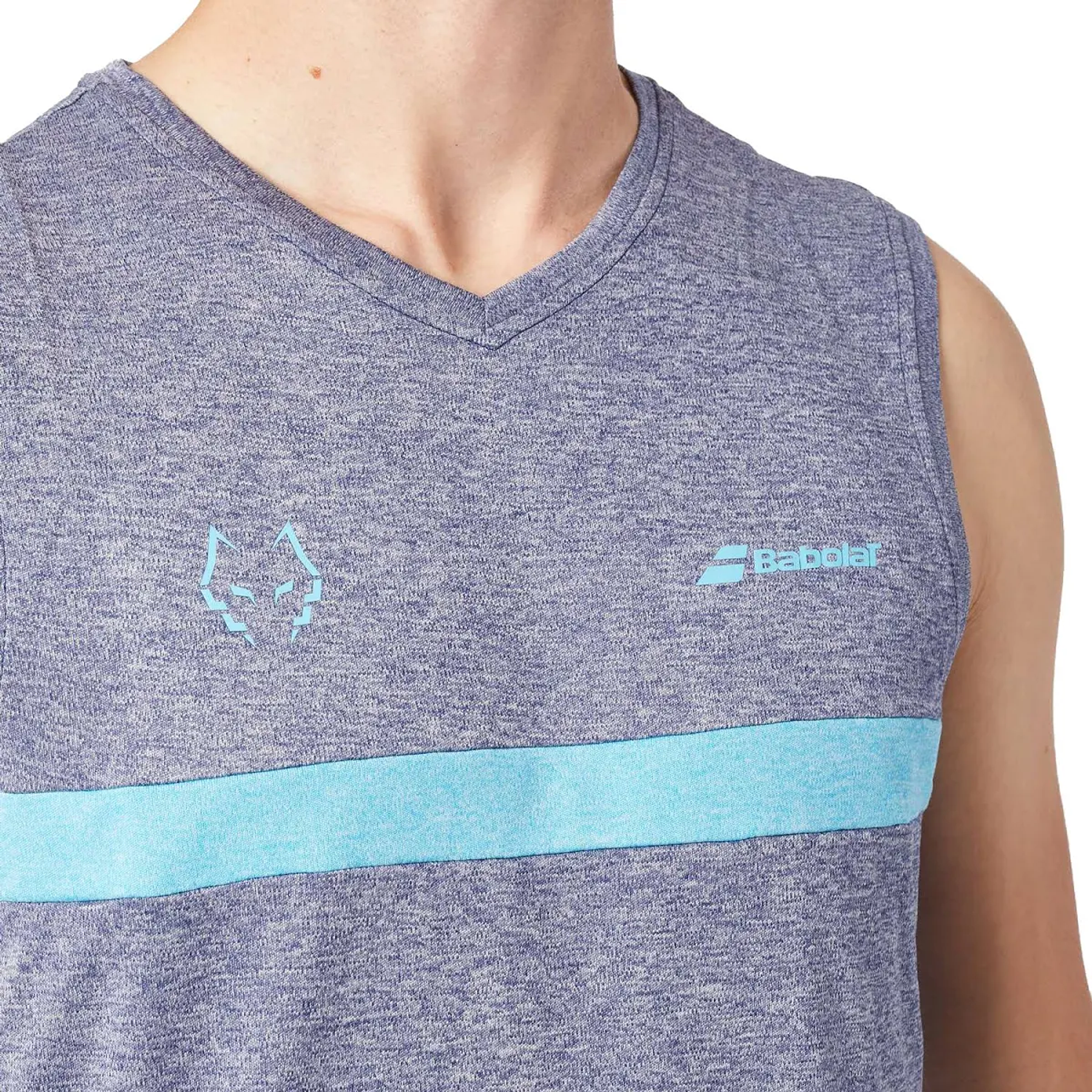 Babolat Muscle Tankt Juan Lebron gris azul 2026