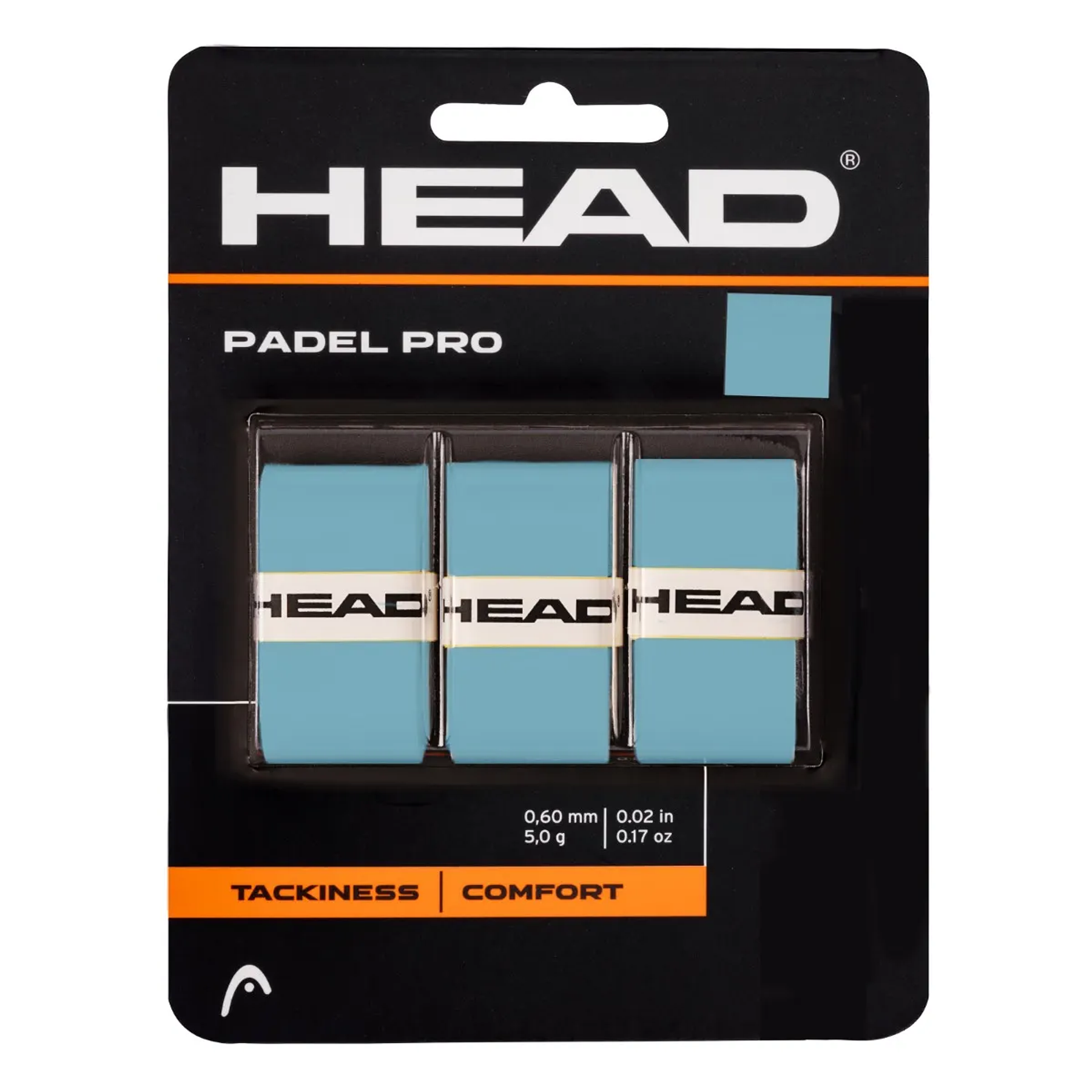Head Overgrip Grip Padel Pro 3 pcs pack Azul