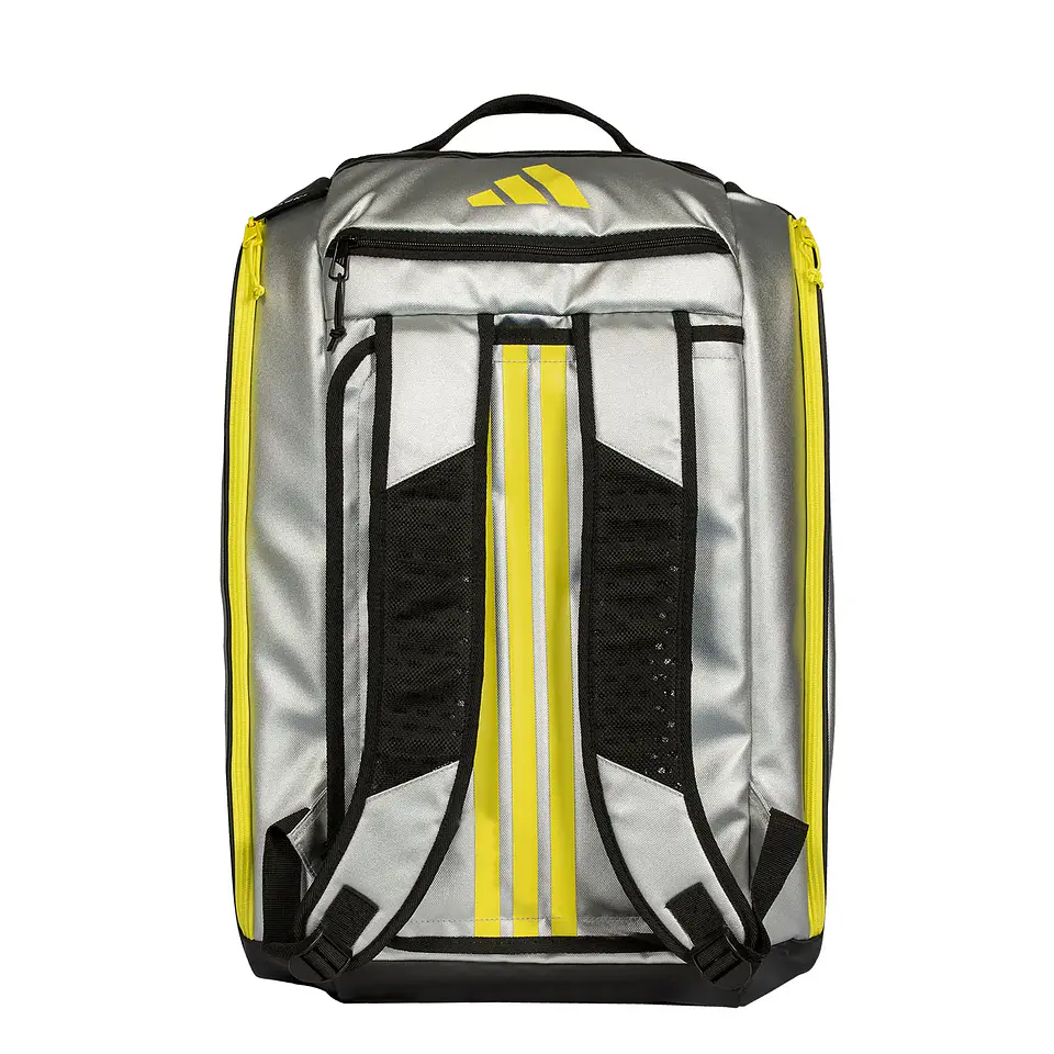 Paletero de pádel Adidas Tour Silver 2026 Silver/Lime 7