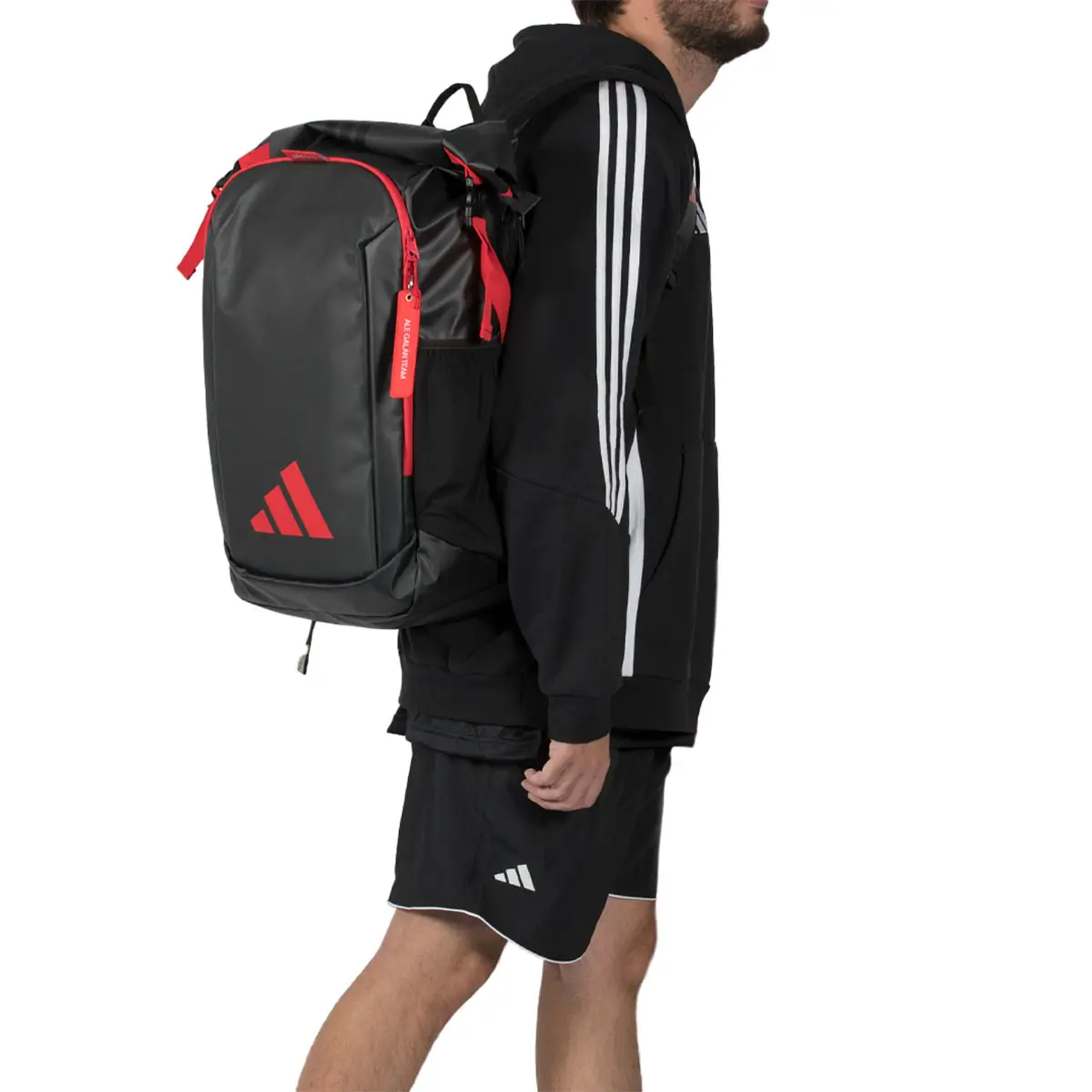 Adidas Mochila Multigame Black/Red 2026 Black/Red