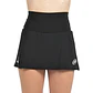 Bullpadel Falda Pasau Negro - Miniatura 1