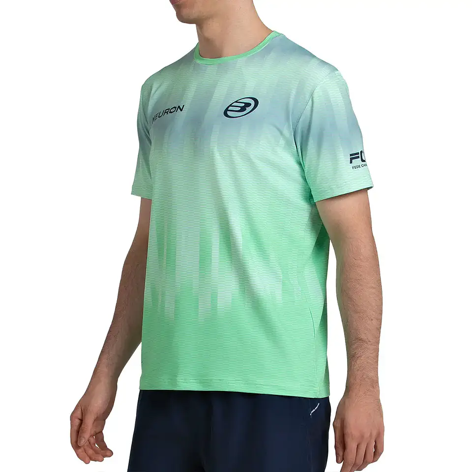 Bullpadel Polera Chingotto 26V Verde Acido 2