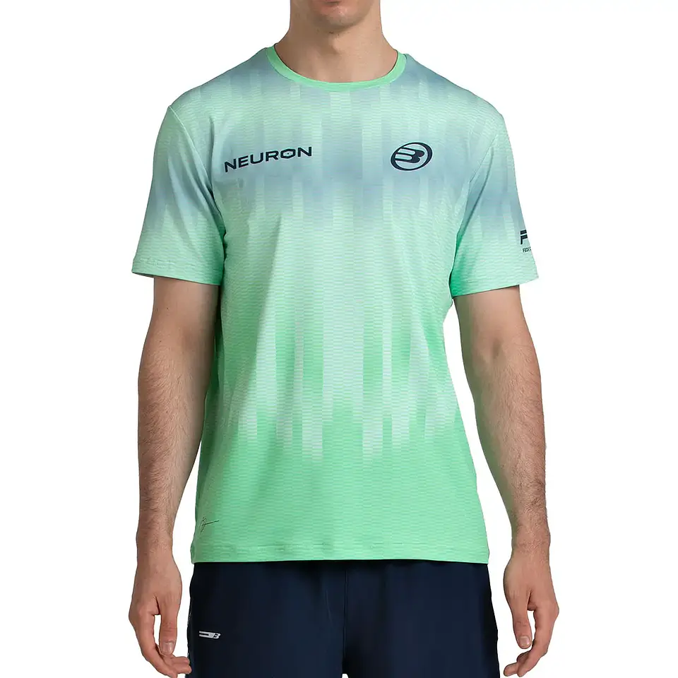 Bullpadel Polera Chingotto 26V Verde Acido 1