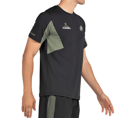Bullpadel polera Pocate negro