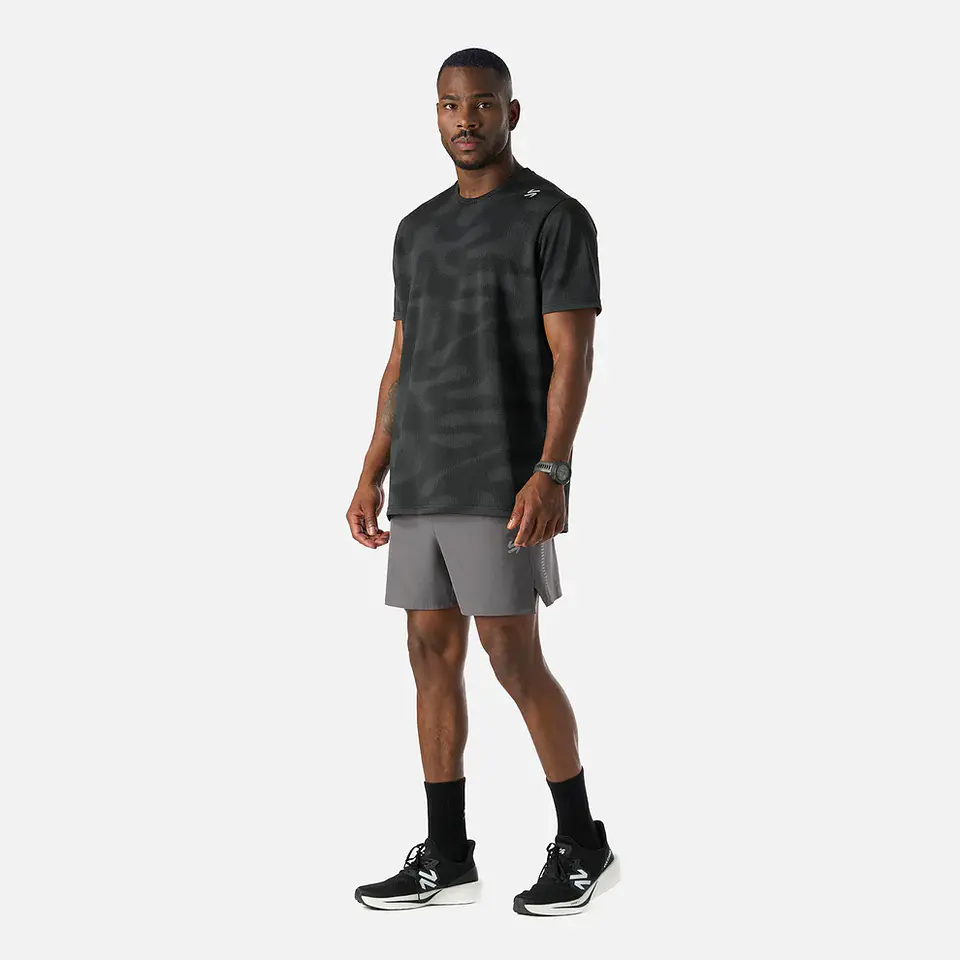 Vulcano polera hombre Built To Move Pro T-Shirt Negro 4