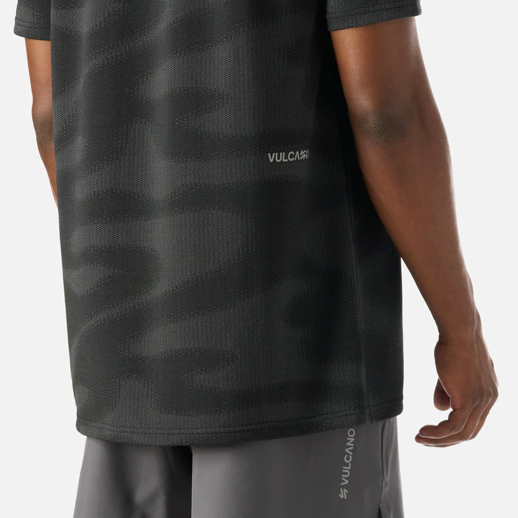 Vulcano polera hombre Built To Move Pro T-Shirt Negro