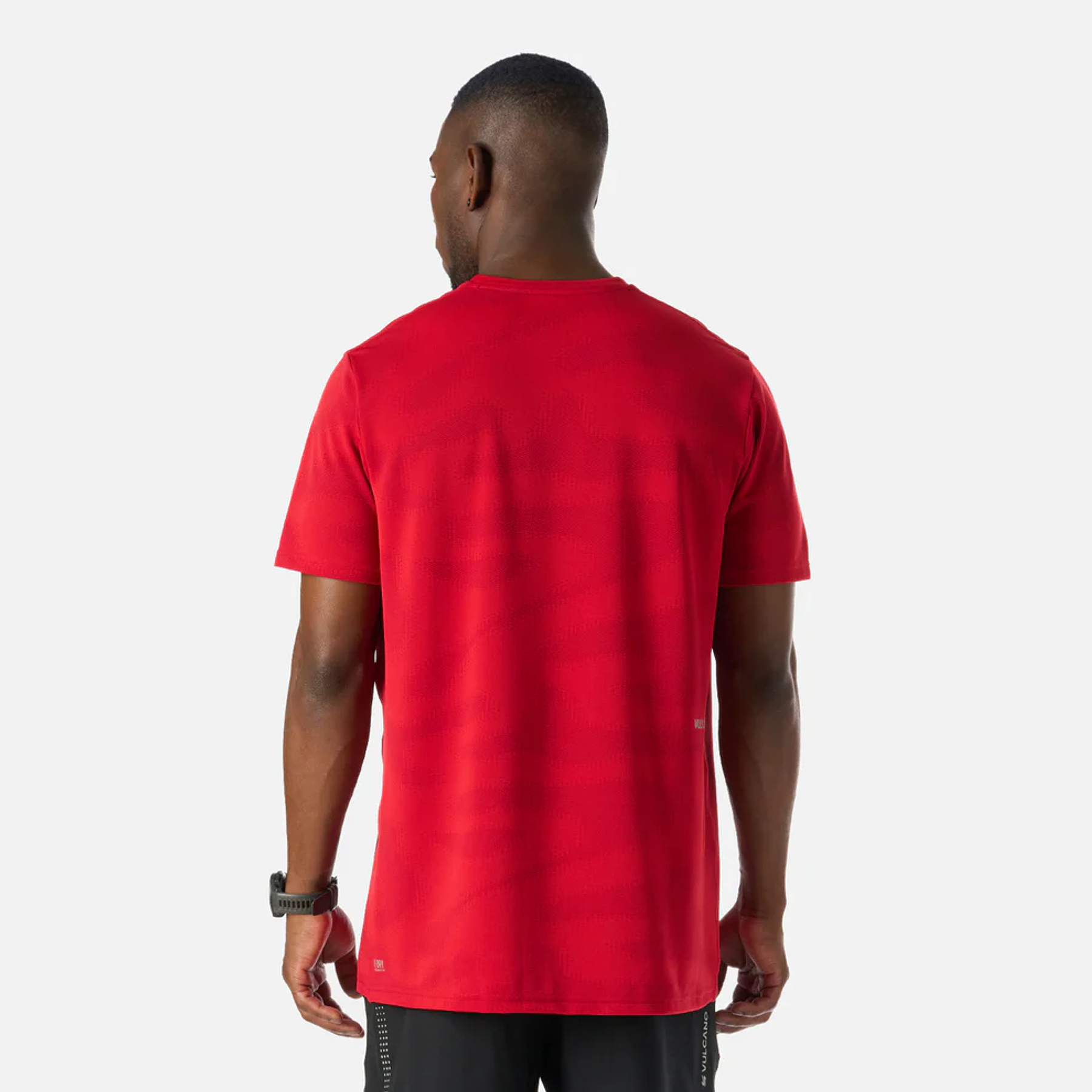 Vulcano polera hombre Built To Move Pro T-Shirt Rojo Anaranjado