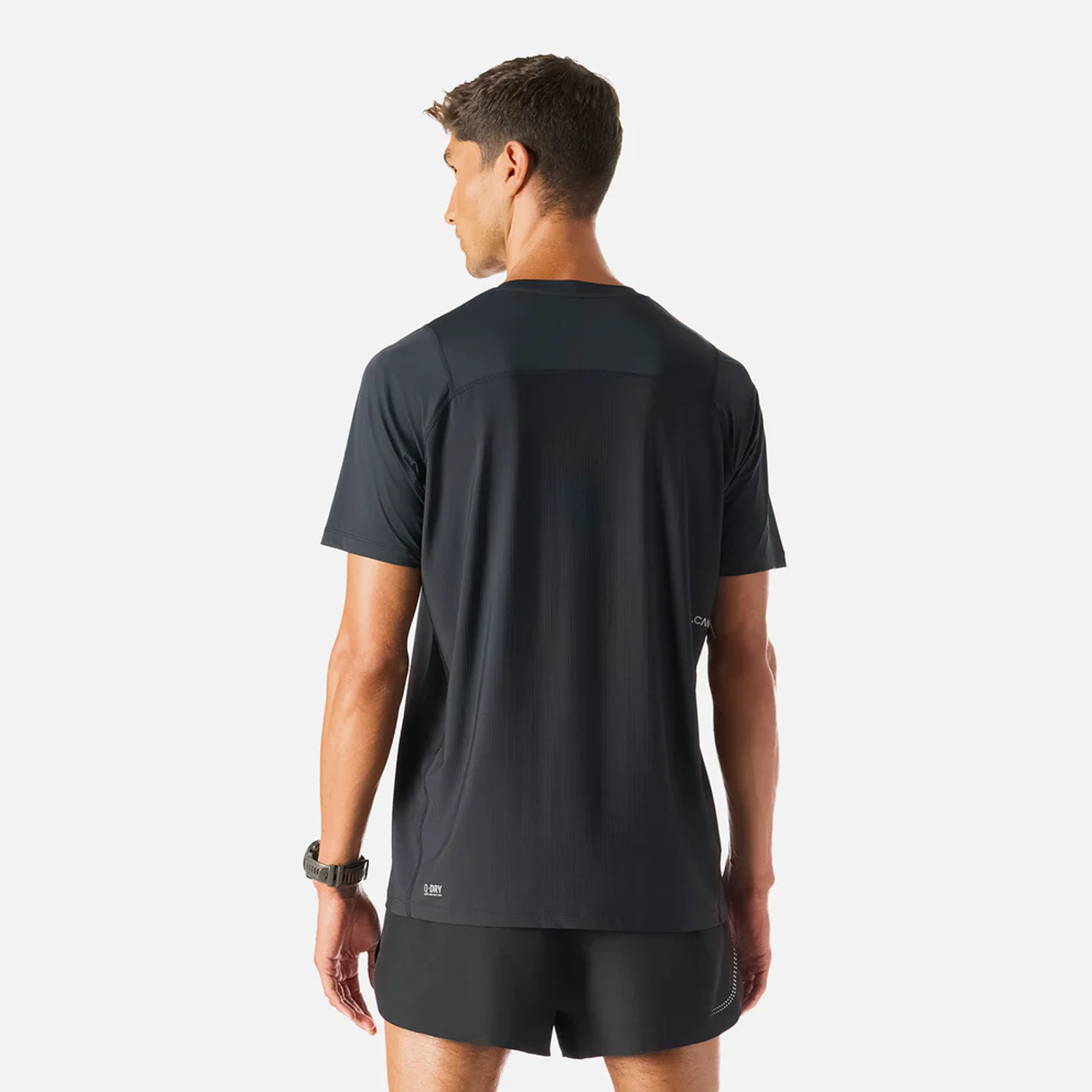 Vulcano polera hombre Built To Move T-Shirt Negro