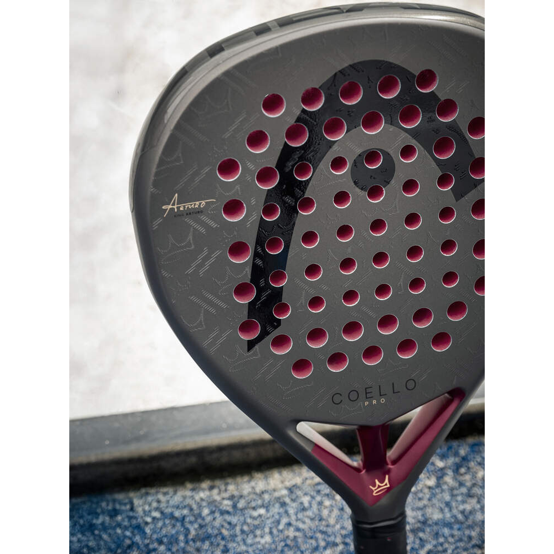 Pala de Padel Head Coello Pro 2026 Negra Arturo Coello