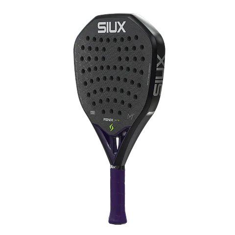 Pala de pádel Siux Fenix Pro Black Leo Augsburguer 2026