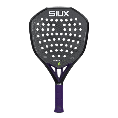 Pala de pádel Siux Fenix Pro 2026 Black Leo Augsburguer