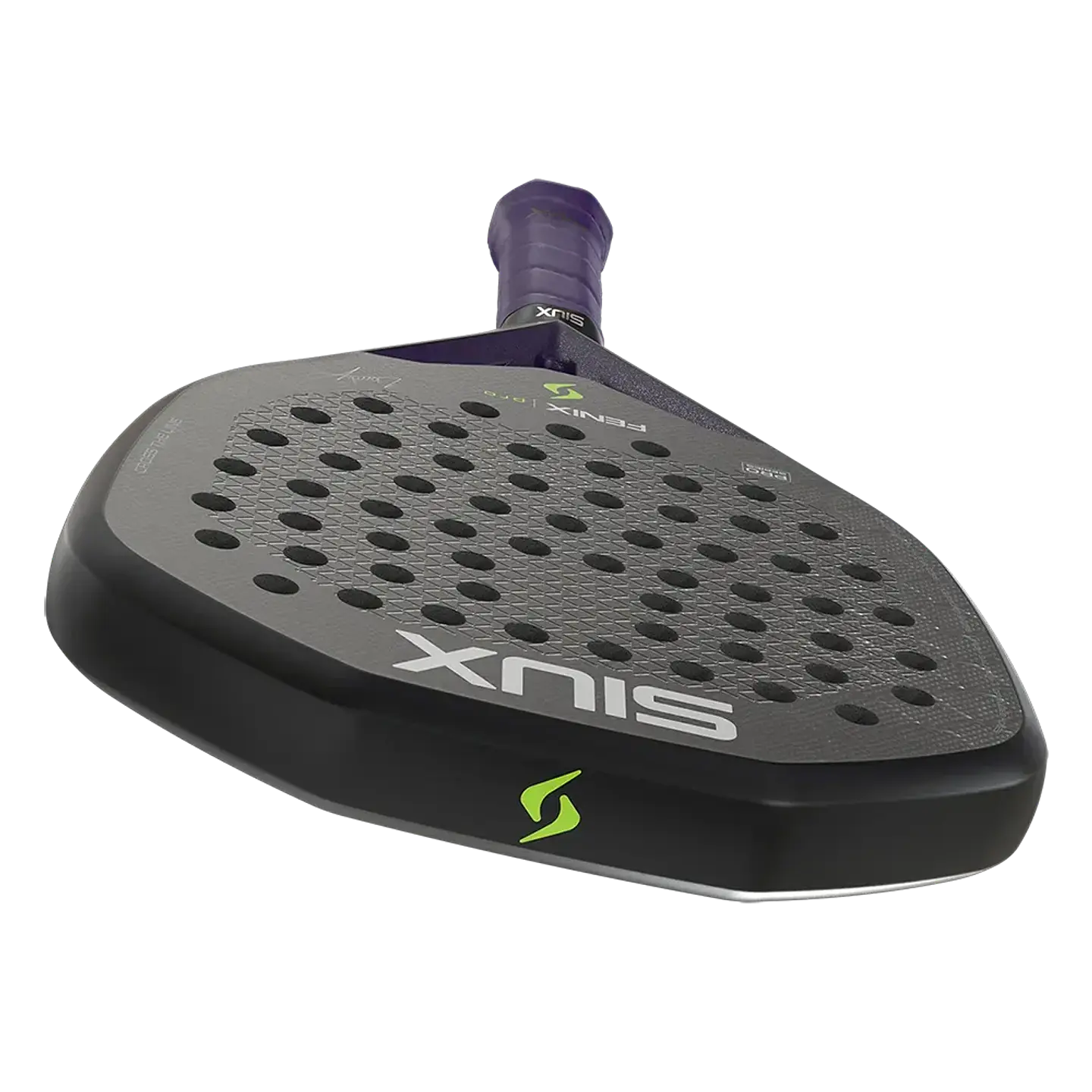 Pala de pádel Siux Fenix Pro Black Leo Augsburguer 2026 7