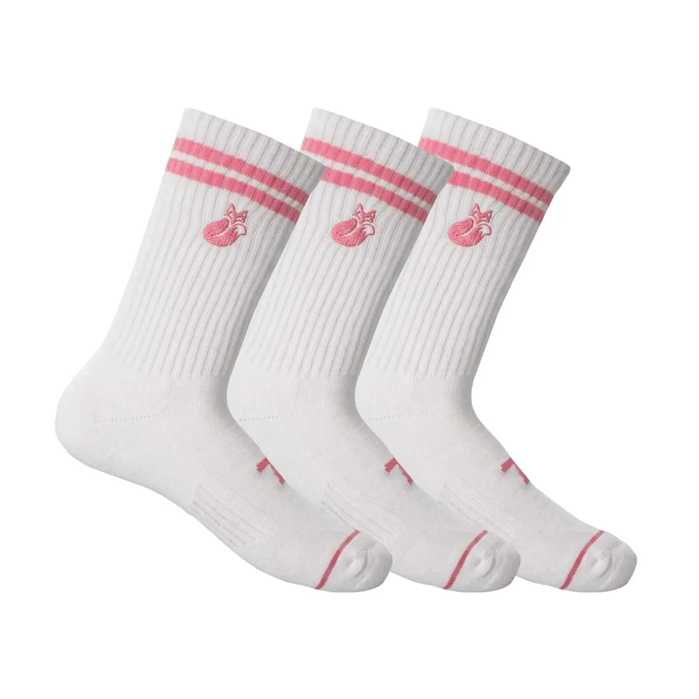 Calcetín Comfort Line Pack x3 Lehinde White/Pink M24W 1