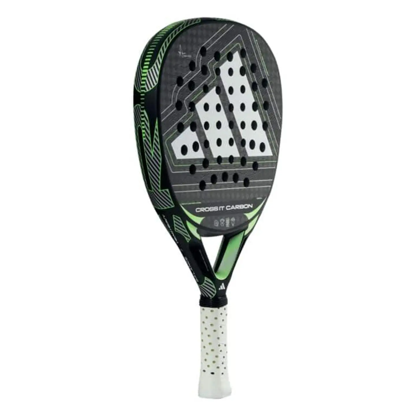 Pala de pádel Adidas Cross It Carbon Black/Lime Maxi Arce 2026 2