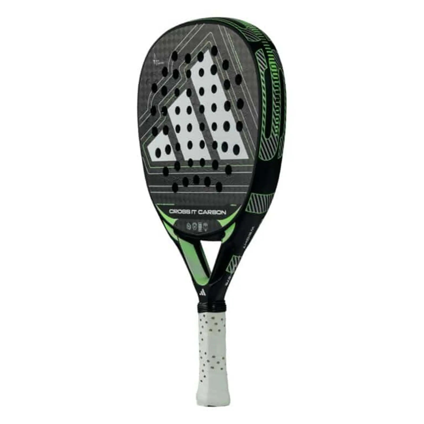 Pala de pádel Adidas Cross It Carbon Black/Lime Maxi Arce 2026