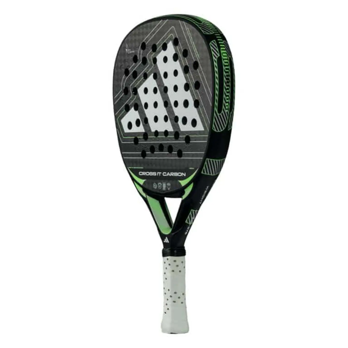 Pala de pádel Adidas Cross It Carbon Black/Lime Maxi Arce 2026 3