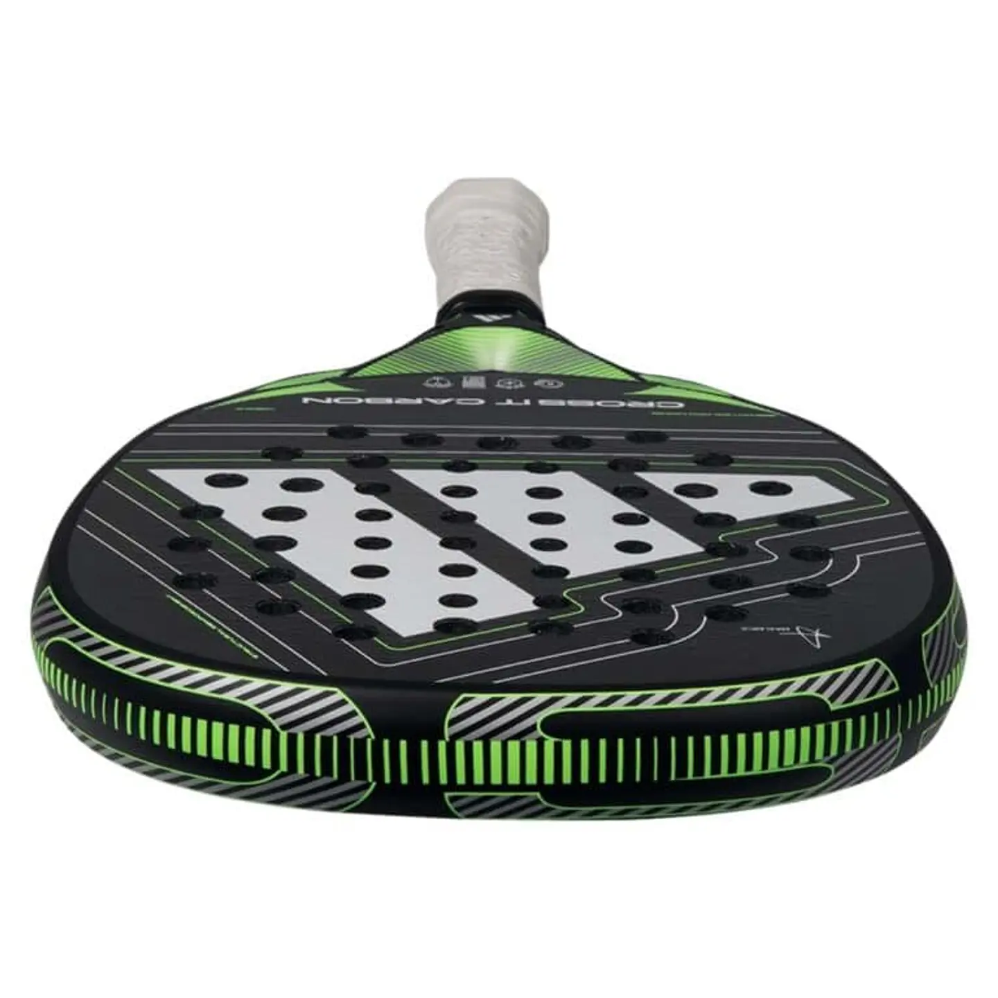 Pala de pádel Adidas Cross It Carbon Black/Lime Maxi Arce 2026 4