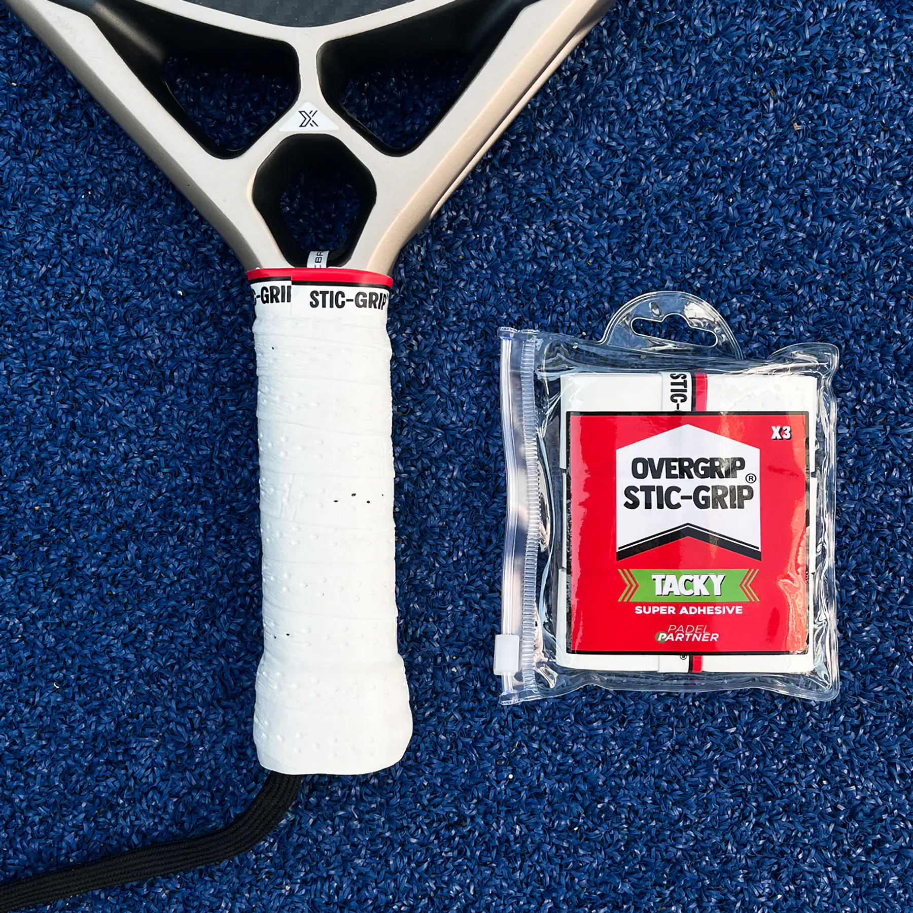 Overgrip Stic-Grip Blanco Perforado X30