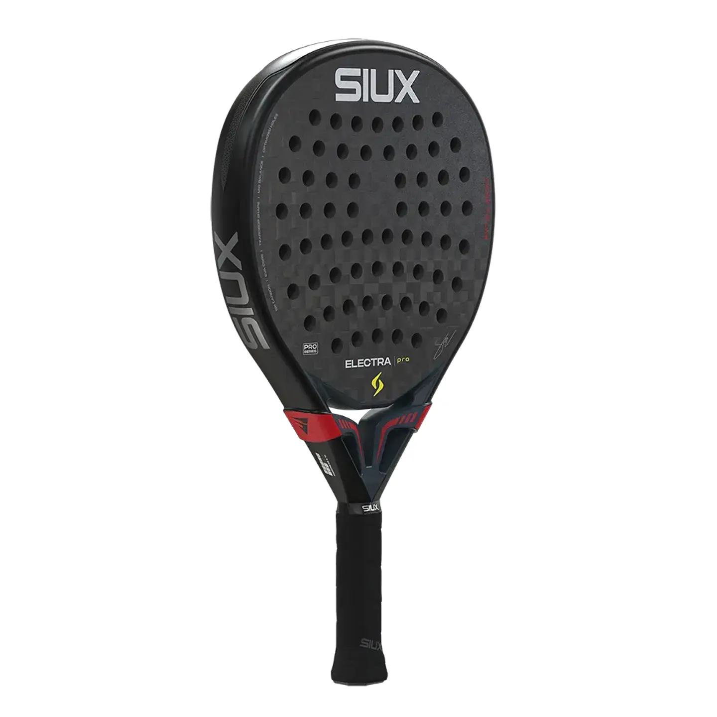 Pala de pádel Siux Stupa Electra Pro Negro Rojo 2026 2