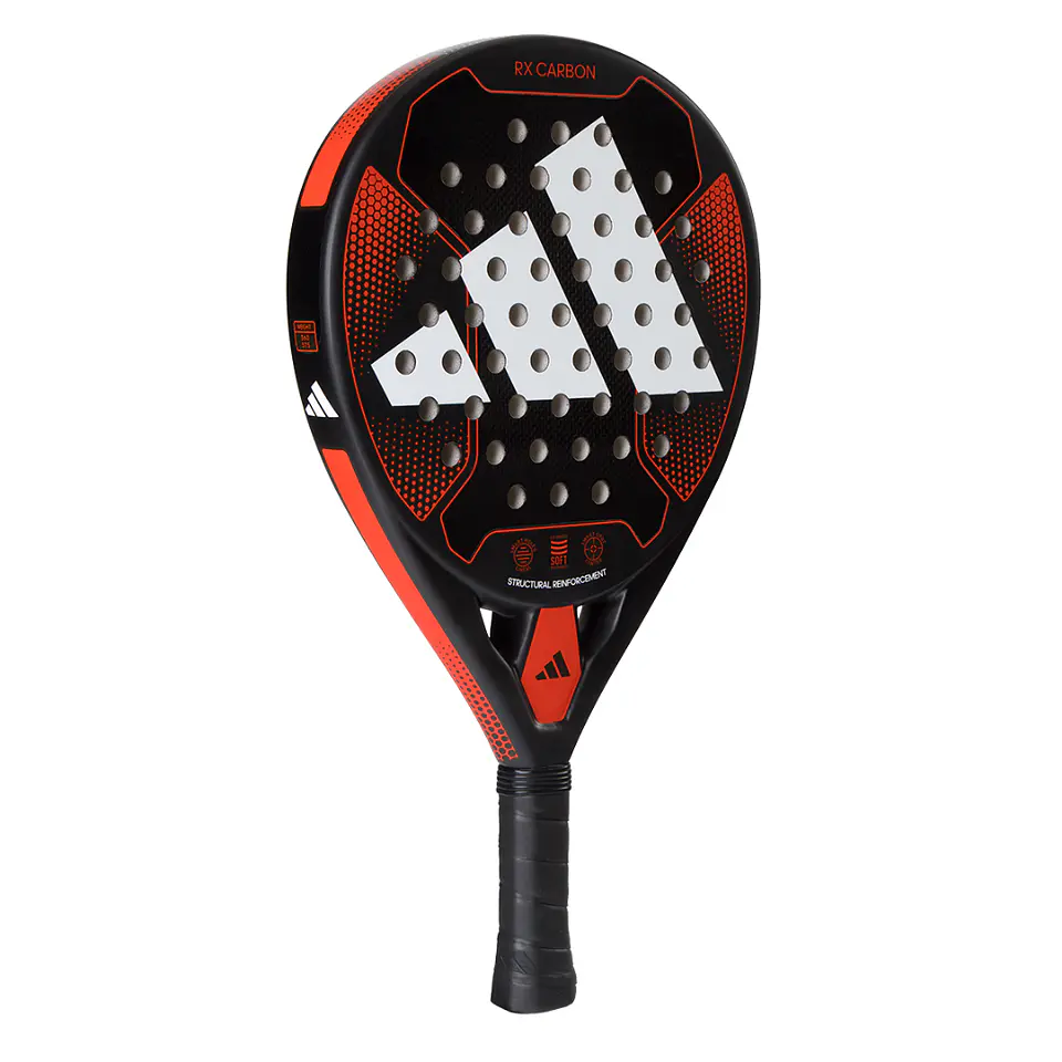Pala de pádel Adidas Rx Carbon Black/Red 2023 2