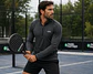 Polera Padel Partner Dry Fit Manga Larga Con Cierre Gris - Miniatura 4