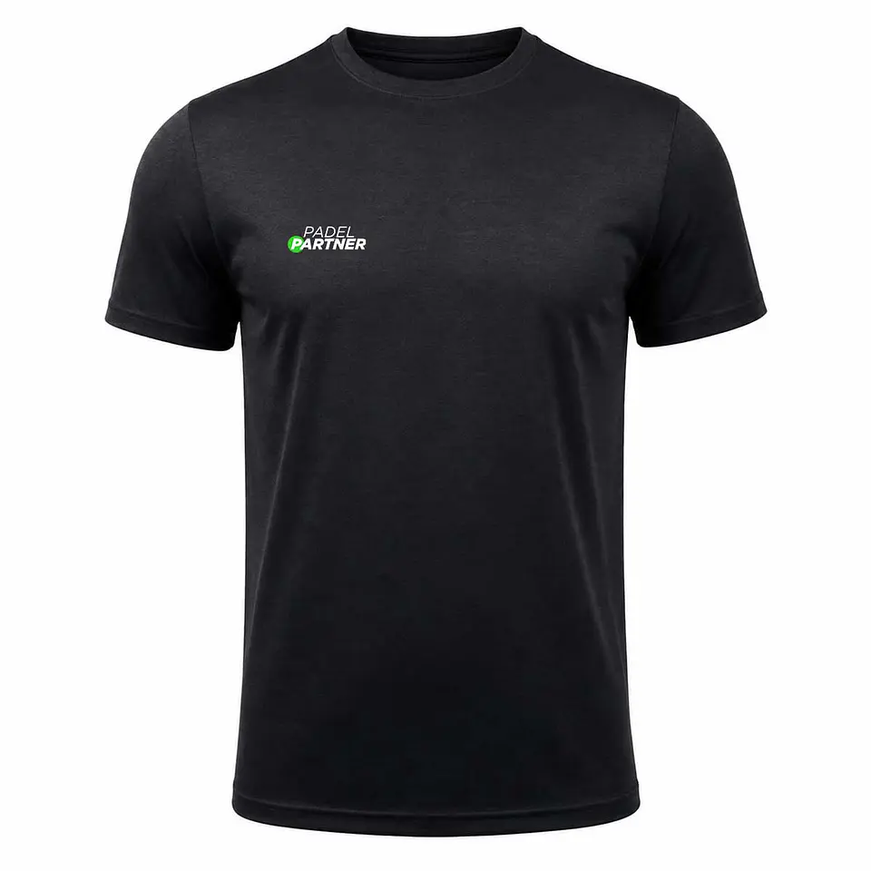 Polera Padel Partner Negra 2
