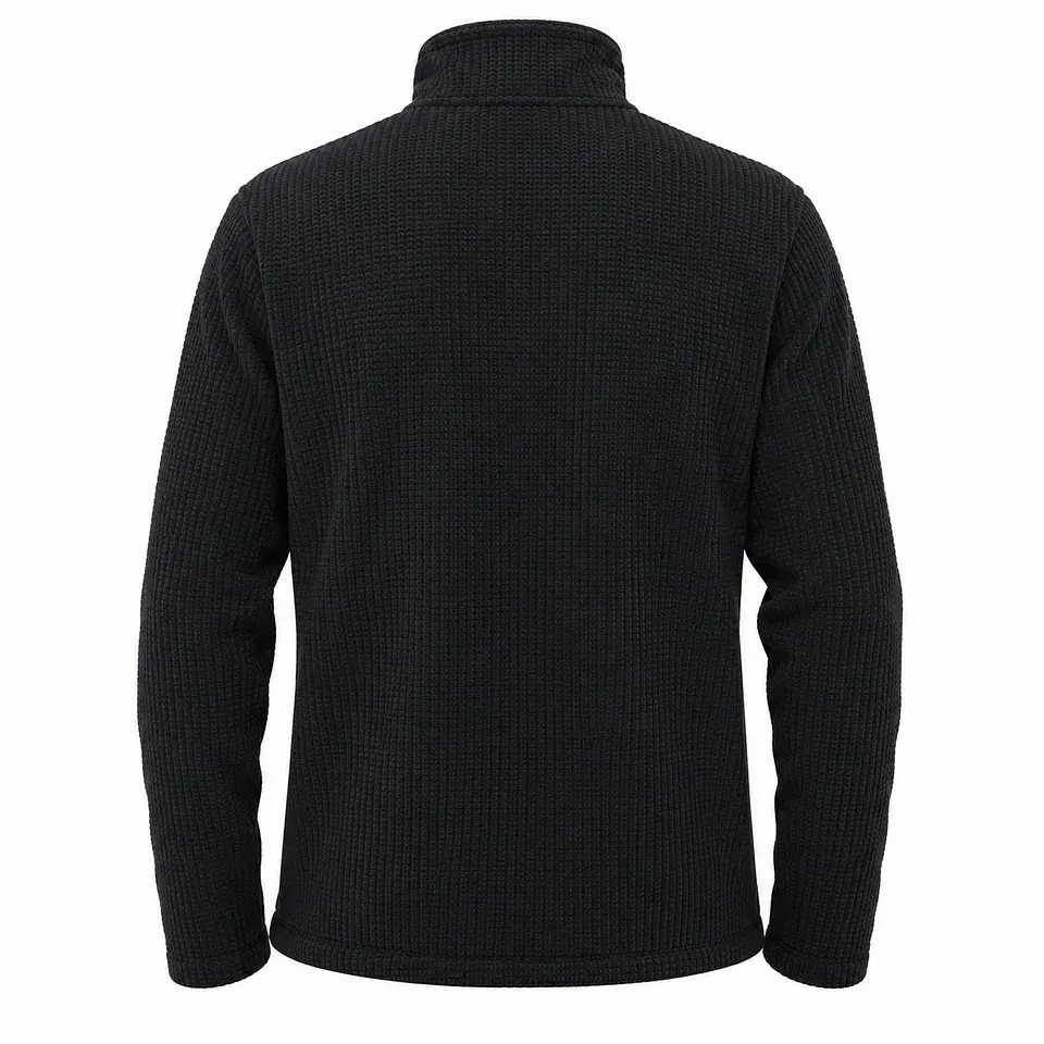 Chaqueta Polar panal Padel Partner negro bordado 3