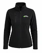 Chaqueta Polar panal Padel Partner negro bordado mujer - Miniatura 2