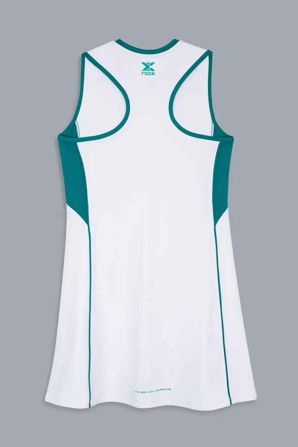 Vestido Nox Pro Blanco Verde Ivy 10