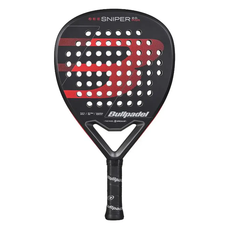 Pala de pádel Bullpadel Sniper 2.0 Power Negro 2026 1