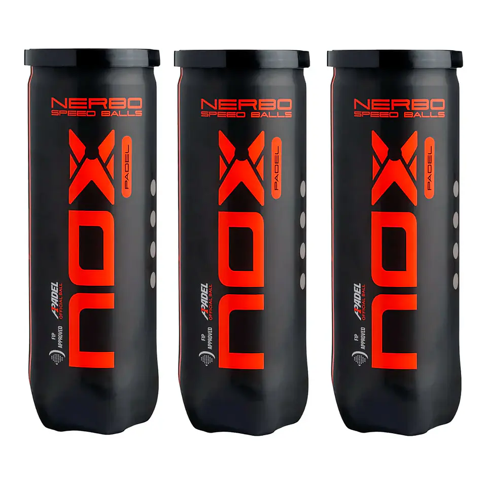 Pack de pelotas de padel Nox Nerbo speed balls 1