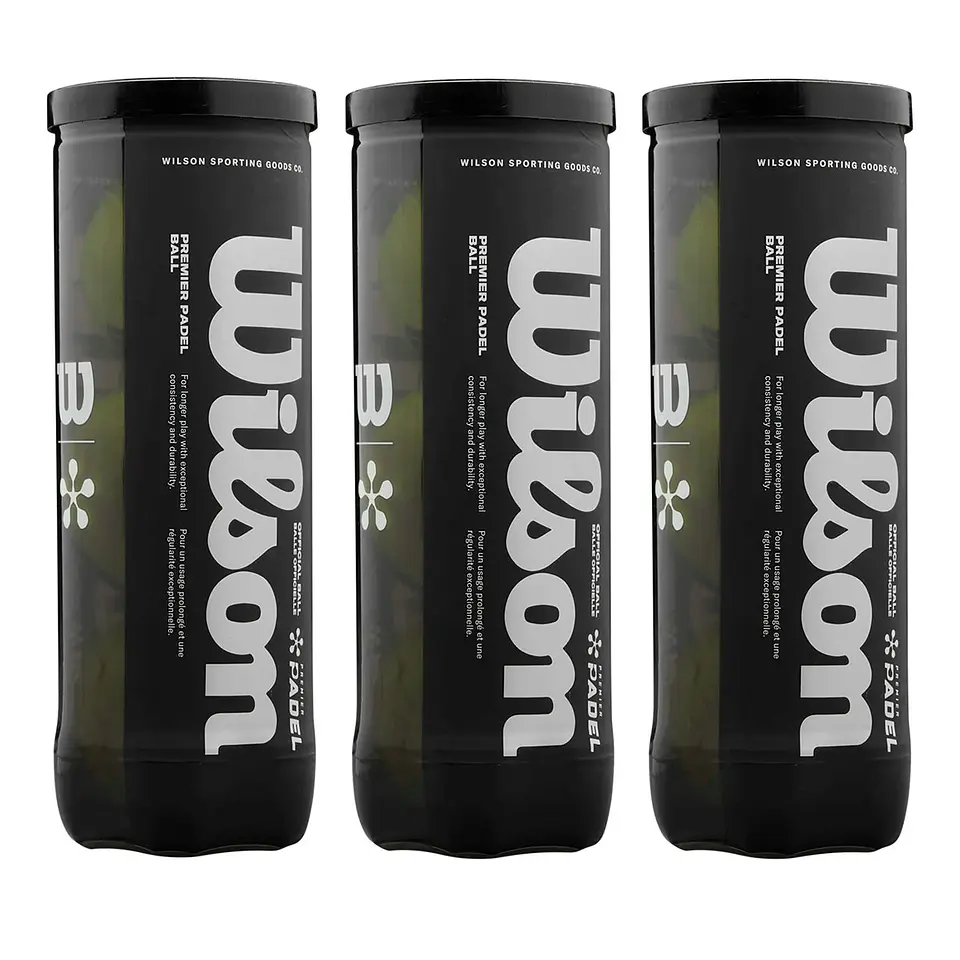 Pack de pelotas de padel Wilson Premier Padel 1