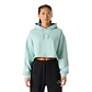 Polerón Vulcano Mujer Cool Down Sweatshirt Hoody Jade Vulcano - Miniatura 1
