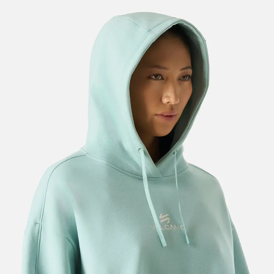 Polerón Vulcano Mujer Cool Down Sweatshirt Hoody Jade Vulcano 6