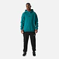 Polerón Vulcano Hombre Cool Down Sweatshirt Hoody Petroleo Vulcano - Miniatura 3