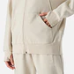Polerón Vulcano Mujer Cool Down Full Zip Sweatshirt Crema Vulcano - Miniatura 6
