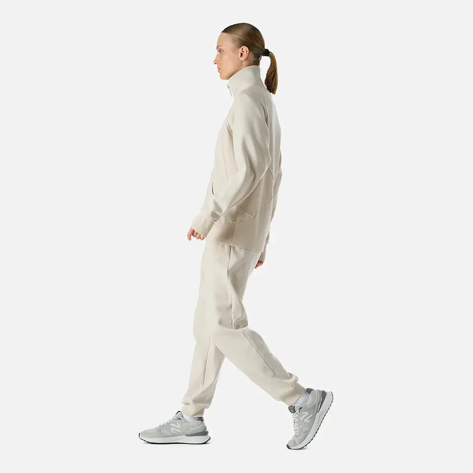 Polerón Vulcano Mujer Cool Down Full Zip Sweatshirt Crema Vulcano 8