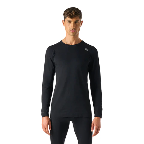Primera Capa Vulcano Hombre Built To Move Warm Shield Top Negro