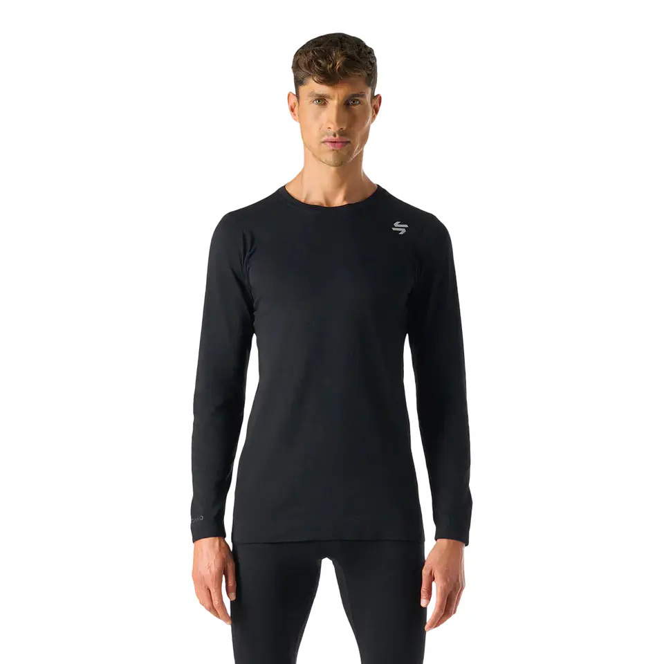 Primera Capa Vulcano Hombre Built To Move Warm Shield Top Negro 1