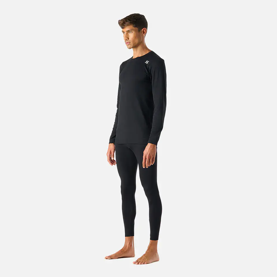 Primera Capa Vulcano Hombre Built To Move Warm Shield Top Negro 3