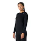 Primera Capa Vulcano Mujer Built To Move Warm Shield Top Negro - Miniatura 2