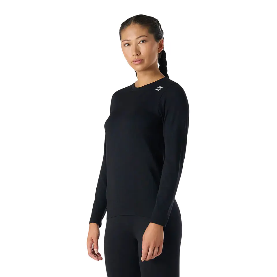 Primera Capa Vulcano Mujer Built To Move Warm Shield Top Negro 2