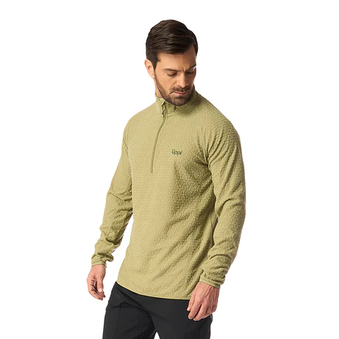 Polerón Lippi Jacaranda Nano-F 1/4 Zip Verde Manzana