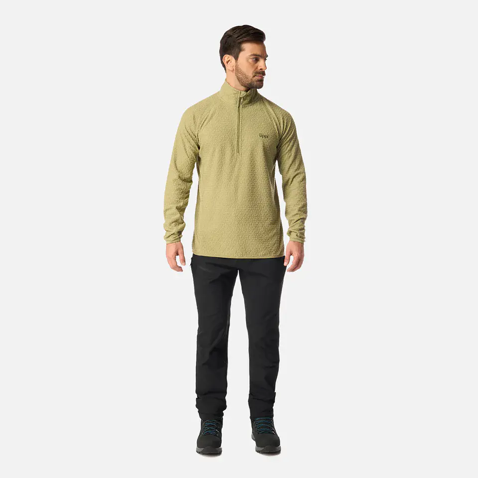 Polerón Lippi Jacaranda Nano-F 1/4 Zip Verde Manzana 3