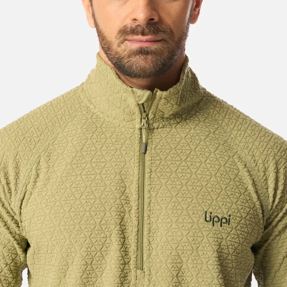Polerón Lippi Jacaranda Nano-F 1/4 Zip Verde Manzana 4