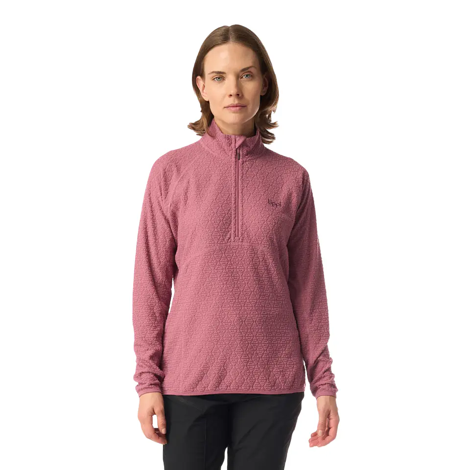 Polerón Lippi Jacaranda Nano-F 1/4 Zip Rosa Claro 1