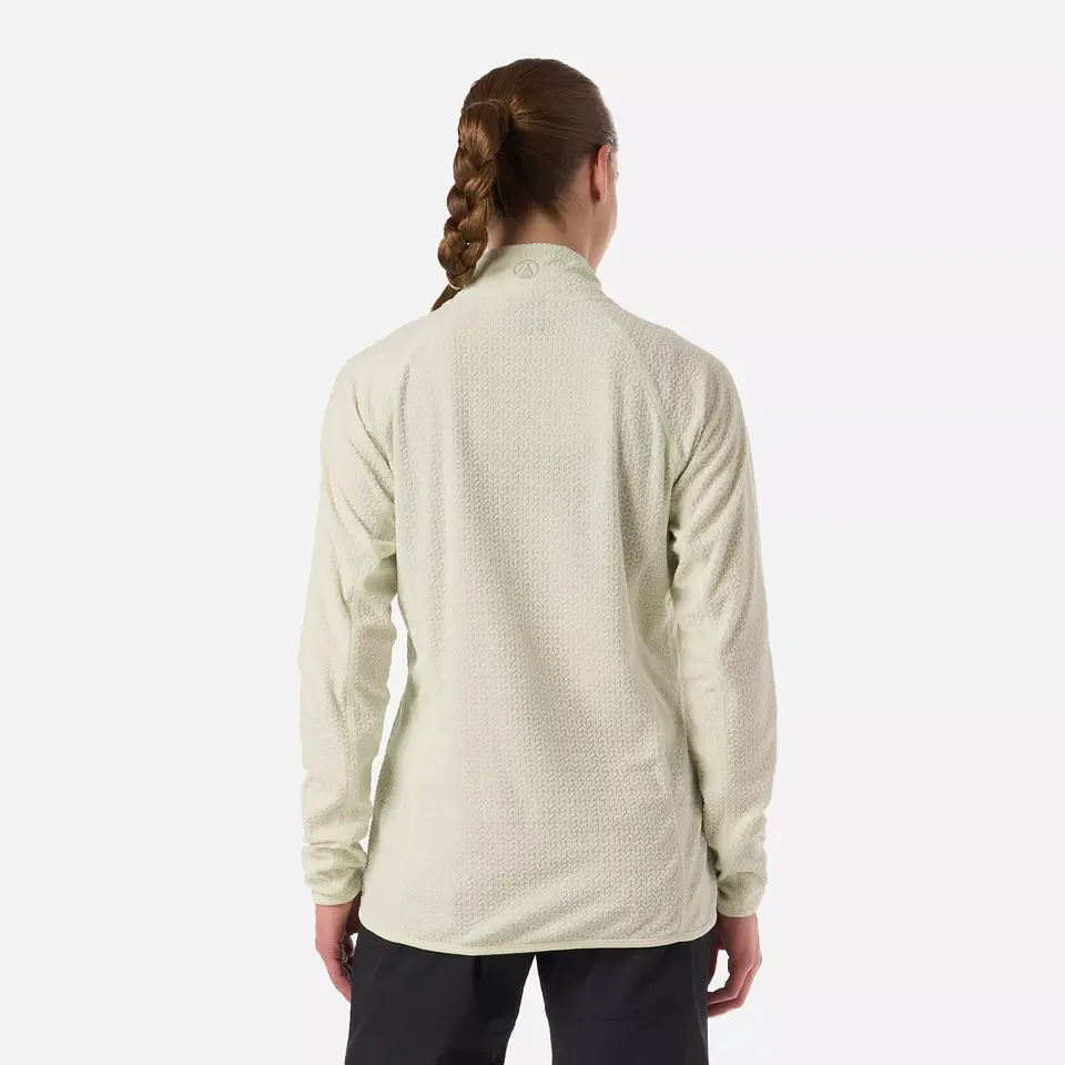 Polerón Lippi Mujer Jacaranda Nano-F 1/4 Zip Verde Claro 5