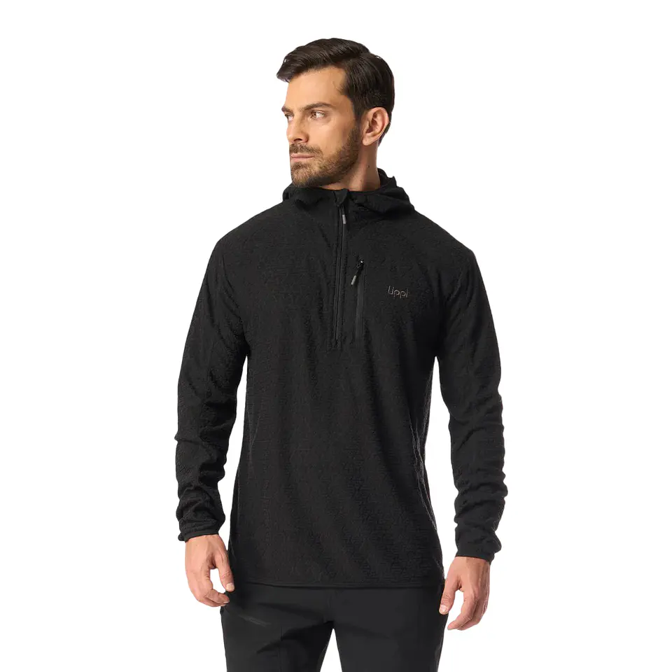 Polerón Lippi Jacaranda Nano-F 1/4 Zip Hoody negro 1